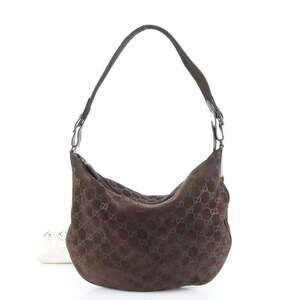 Gucci GG Hobo 001 1206 Leather Shoulder Bag, One-Shoulder Bag for Women
